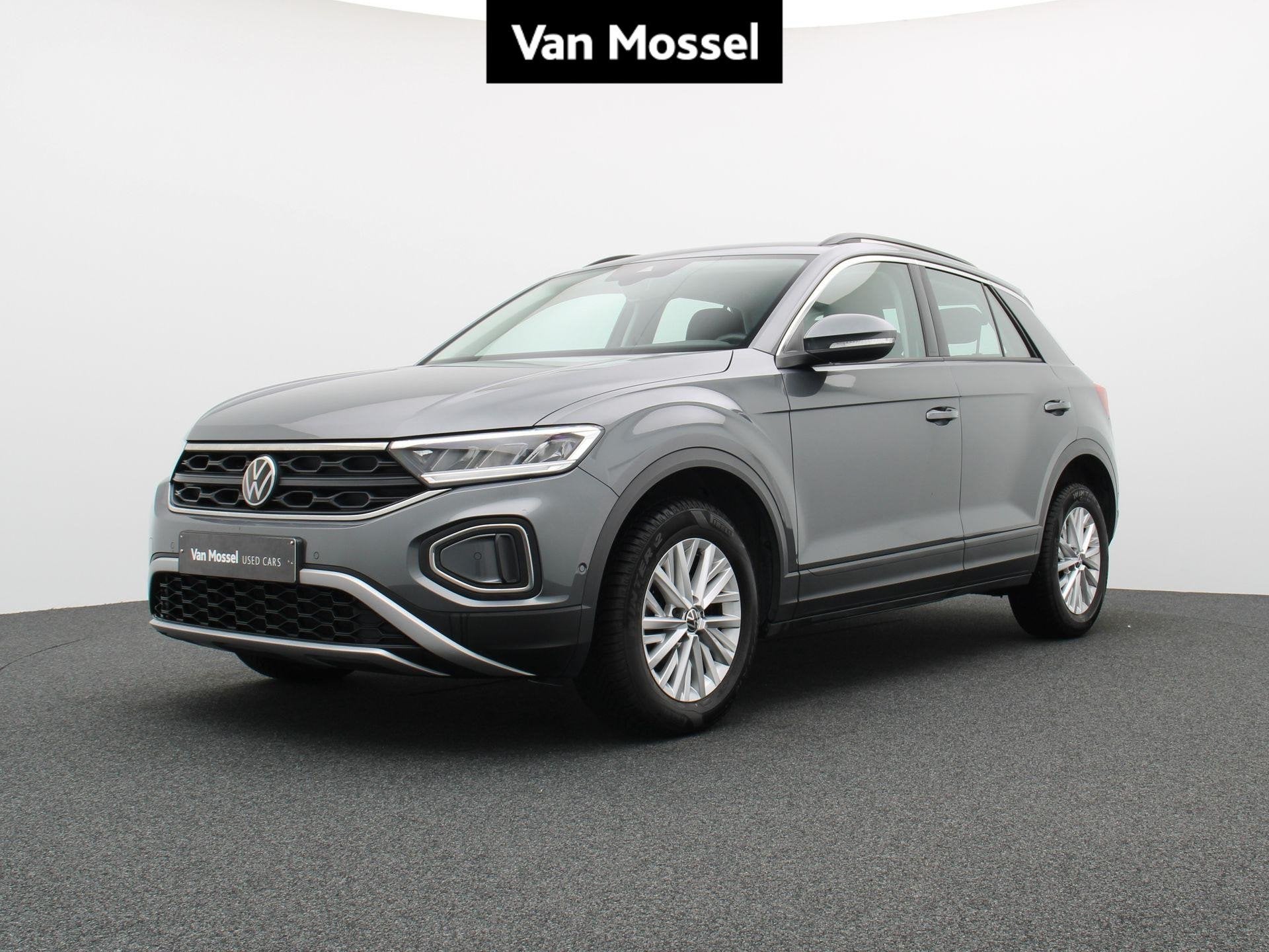 Volkswagen T-Roc 1.0 TSI Life Business, Auto's, Voorwielaandrijving, Stof, Gebruikt, Zwart