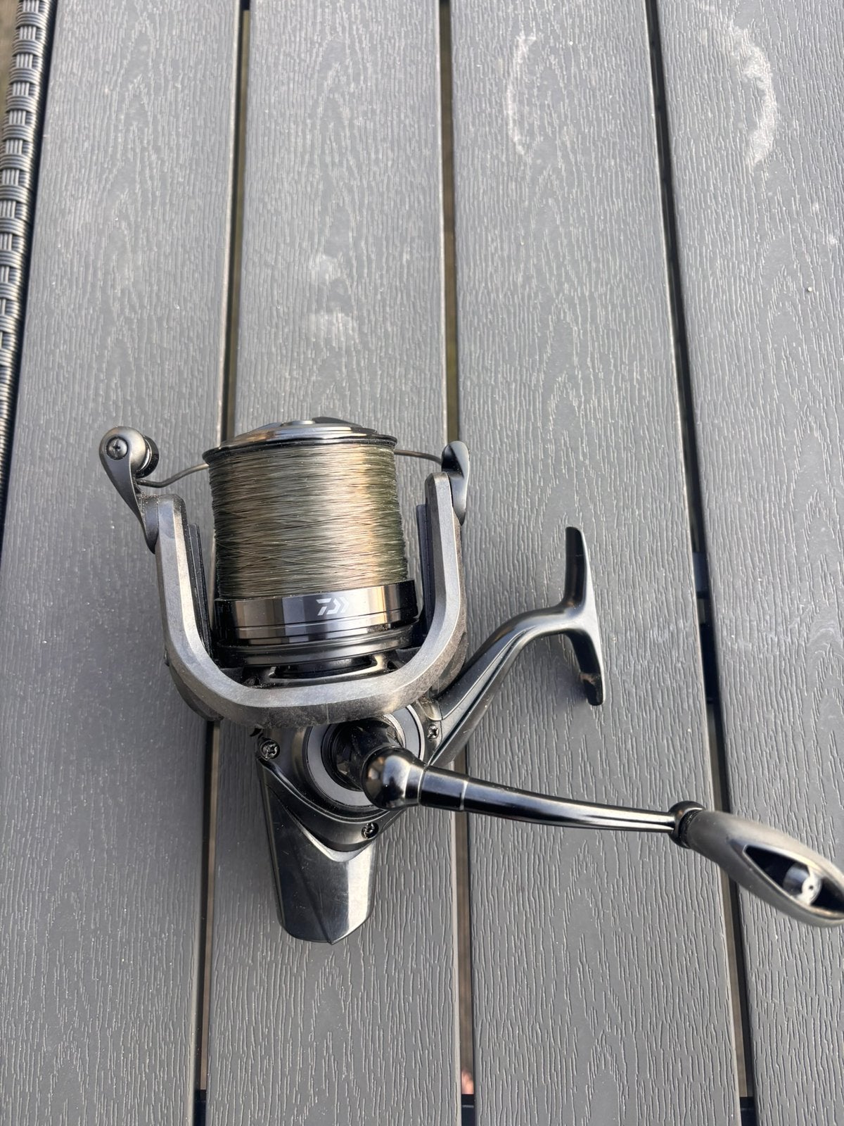 Karper Molen Daiwa Crosscast 45 SCW 5000LD QD, Ophalen of Verzenden, Zo goed als nieuw, Molen