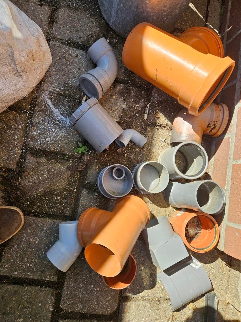 Pvc hulpstukken, Ophalen, PVC
