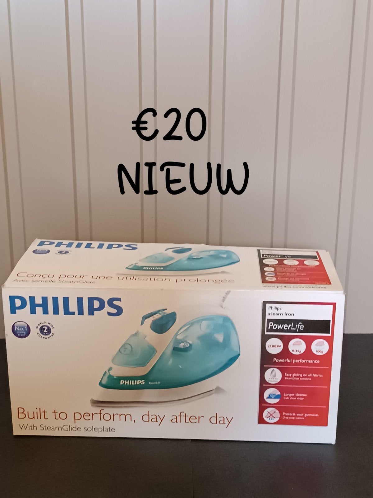 Strijkijzer Philips, Ophalen of Verzenden, Nieuw, Strijkijzer met snoer