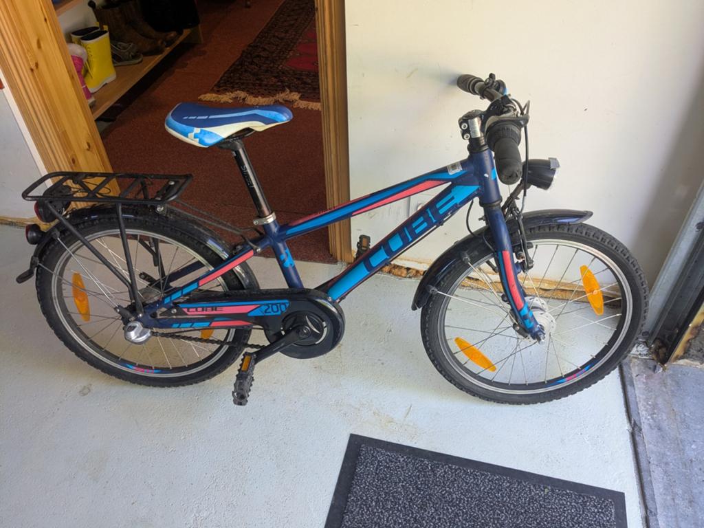 Cube kindertiets, Fietsen en Brommers, Ophalen, 20 inch of meer, Gebruikt, Velgrem