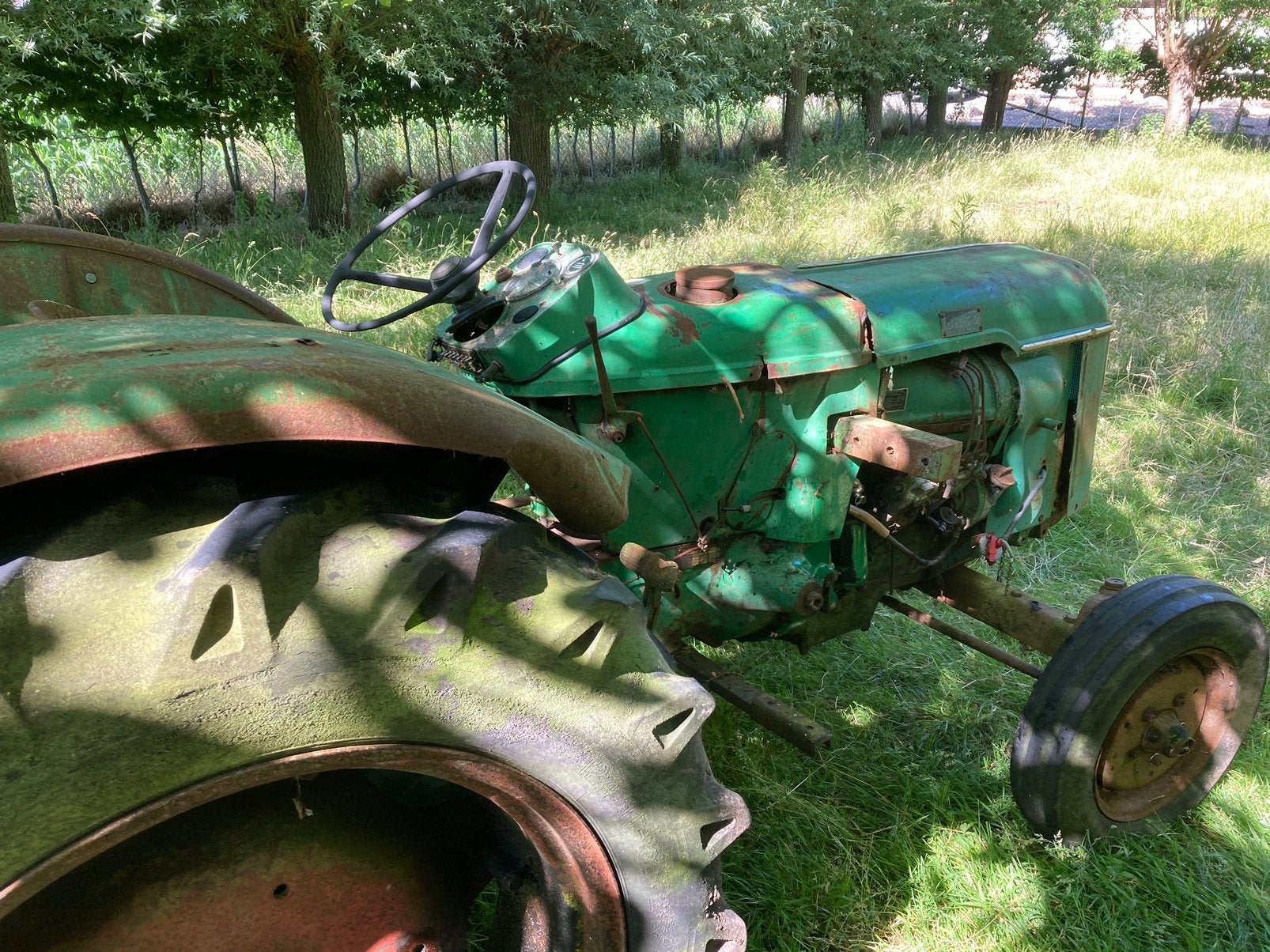 Tractor deutz D40, Enlèvement