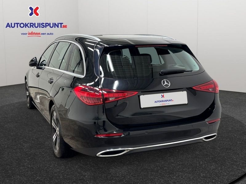 Mercedes-Benz Classe C C 200D 9G-Tronic, Autos, Mercedes-Benz, Argent ou Gris, Achat, Euro 6, Noir