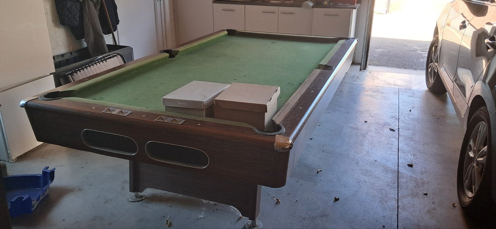 pool 9ft gratis af te halen, Sports & Fitness, Billards & Billards américains, Enlèvement, Table de billard