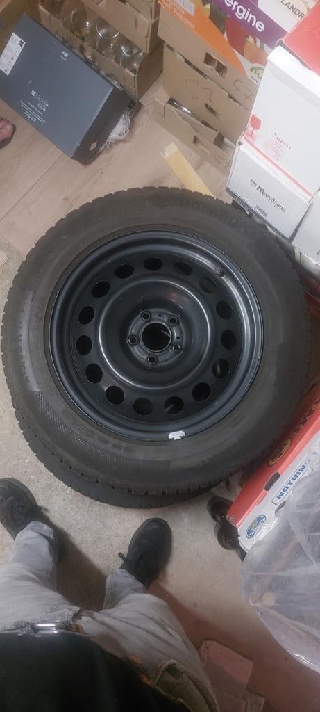 4 banden op metalen velgen voor Peugeot 3008, Auto-onderdelen, Banden en Velgen, Ophalen, Band(en)