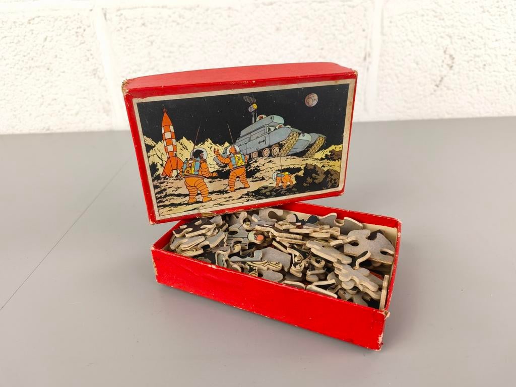 Puzzel Kuifje 1950's, Verzamelen, ., Ophalen of Verzenden, ., Kuifje