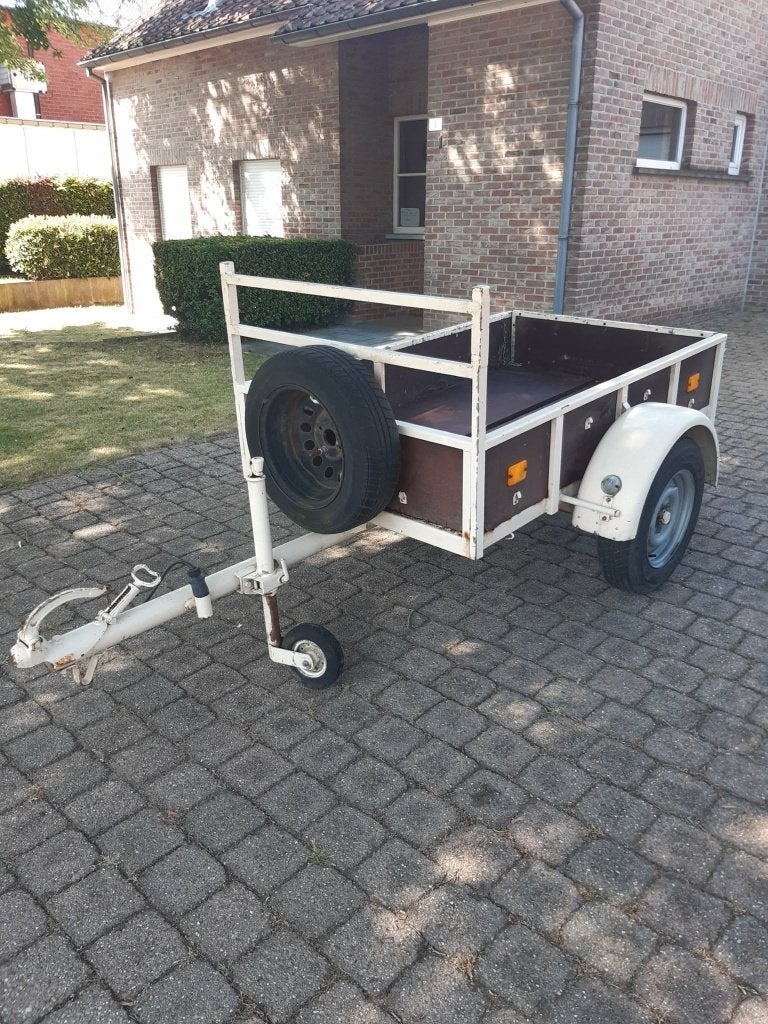 aanhangwagen enkele as (750 kg), Ophalen, Gebruikt