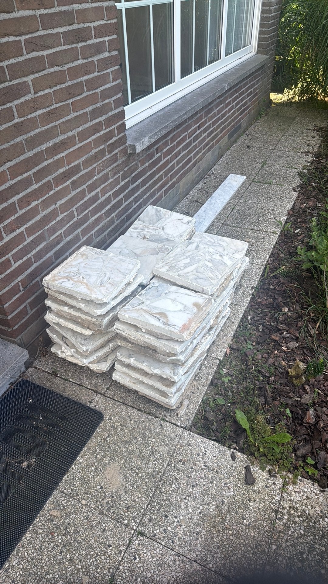 50 gebruikte tegels, Enlèvement, Utilisé