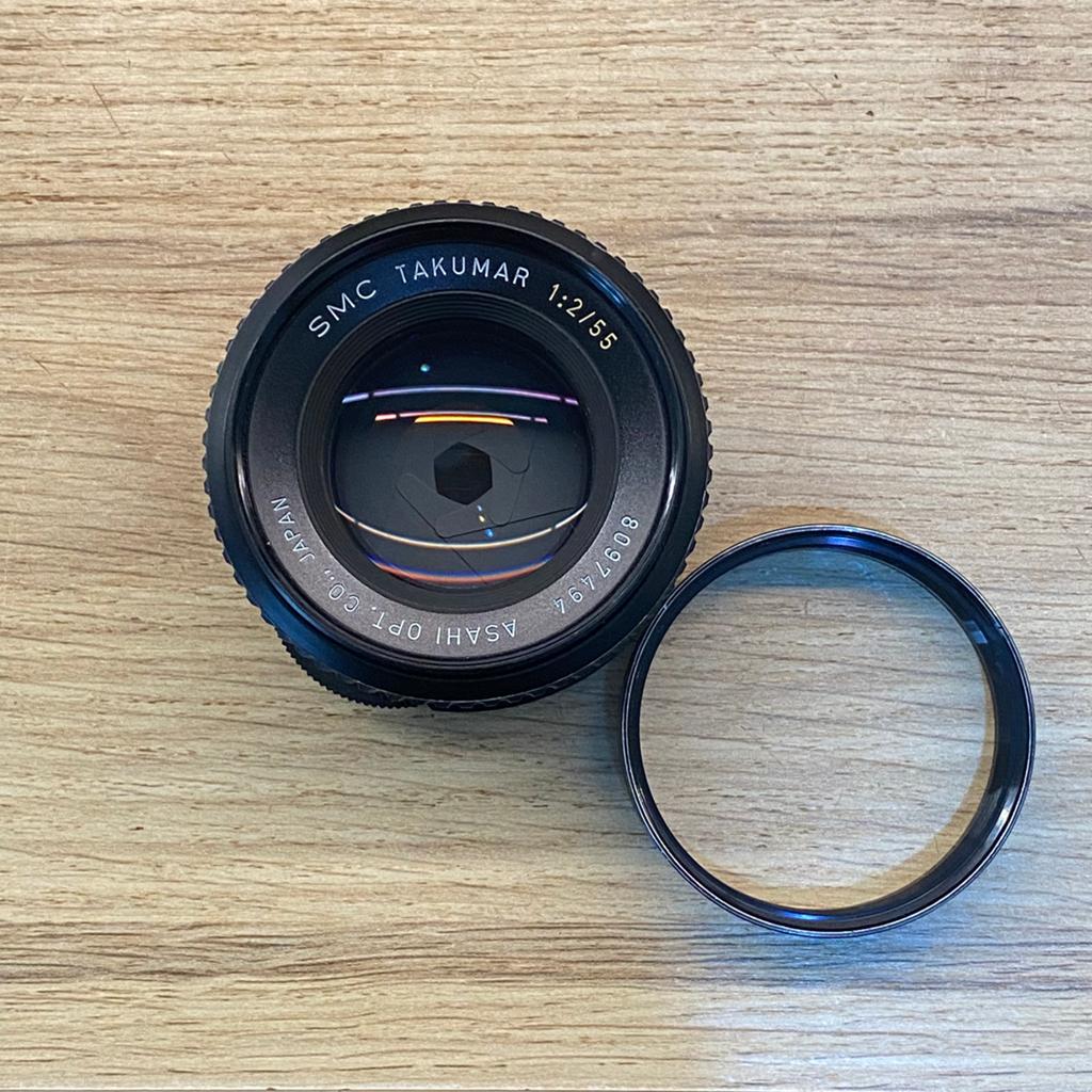 SMC Takumar 55mm f2, M42*Zo goed als nieuw, Audio, Tv en Foto, Fotocamera's Analoog, Ophalen of Verzenden, Zo goed als nieuw, Spiegelreflex