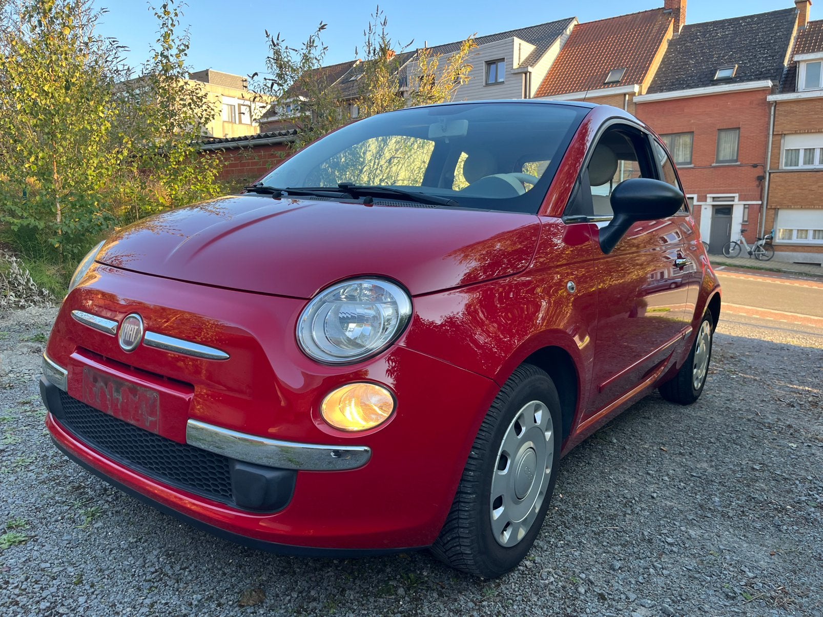 Fiat 500 (2009) — 95 000 km — En parfait état !, Autos, Rouge, Achat, Entreprise, Boîte manuelle