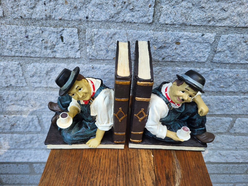 Laurel and hardy boekensteunen, Verzamelen, Ophalen of Verzenden, Gebruikt