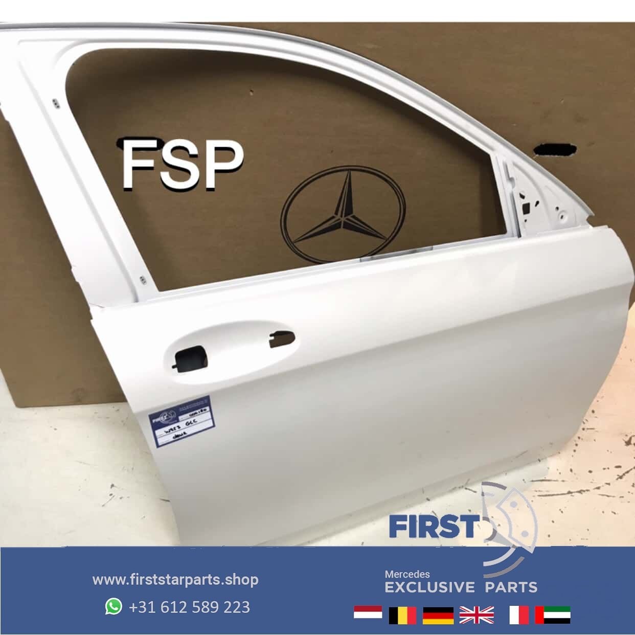 W253 GLC DEUR PORTIER RECHTS VOOR Mercedes GLC Klasse 2016-2, Auto-onderdelen, Gebruikt, -, Deur, Ophalen of Verzenden