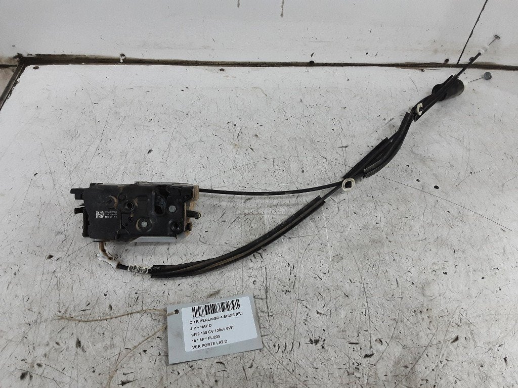 SERRURE DE PORTE RODS ARRIÈRE DROIT Berlingo Multispace, Autos : Pièces & Accessoires, Citroën, Mevr. I. Hauben, Utilisé, Rue de l'Espoir 34 34
4030  GRIVEGNÉE, BE