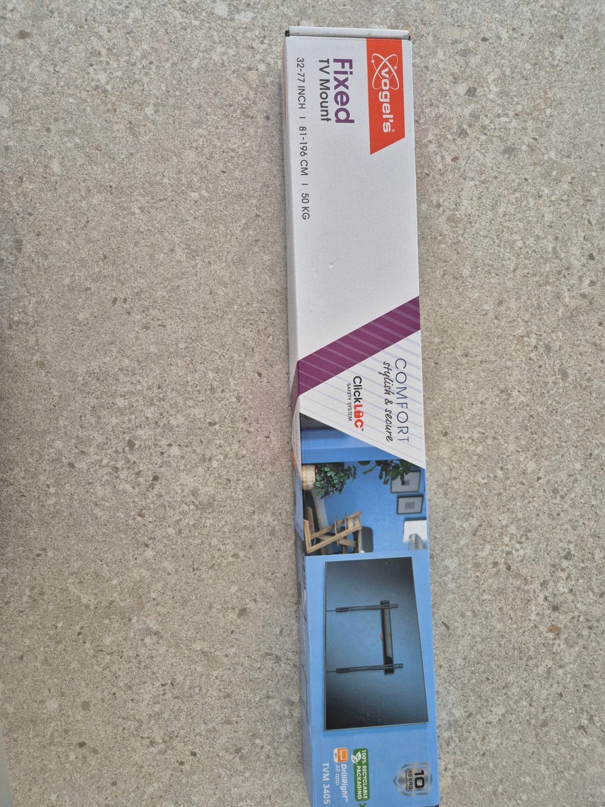 Vogel's fixed TV mount, Enlèvement