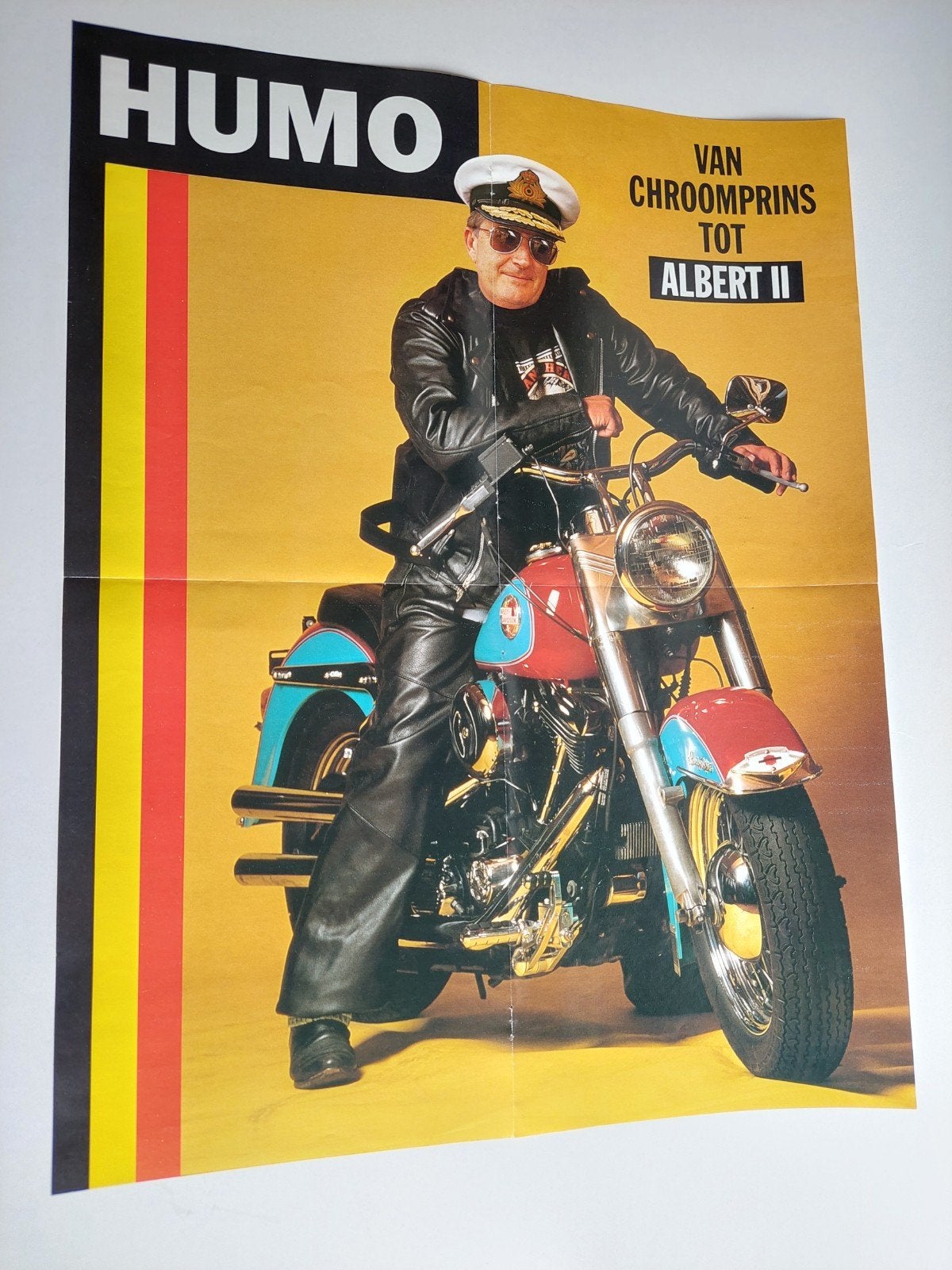 Poster Humo Koning Albert II, Ophalen