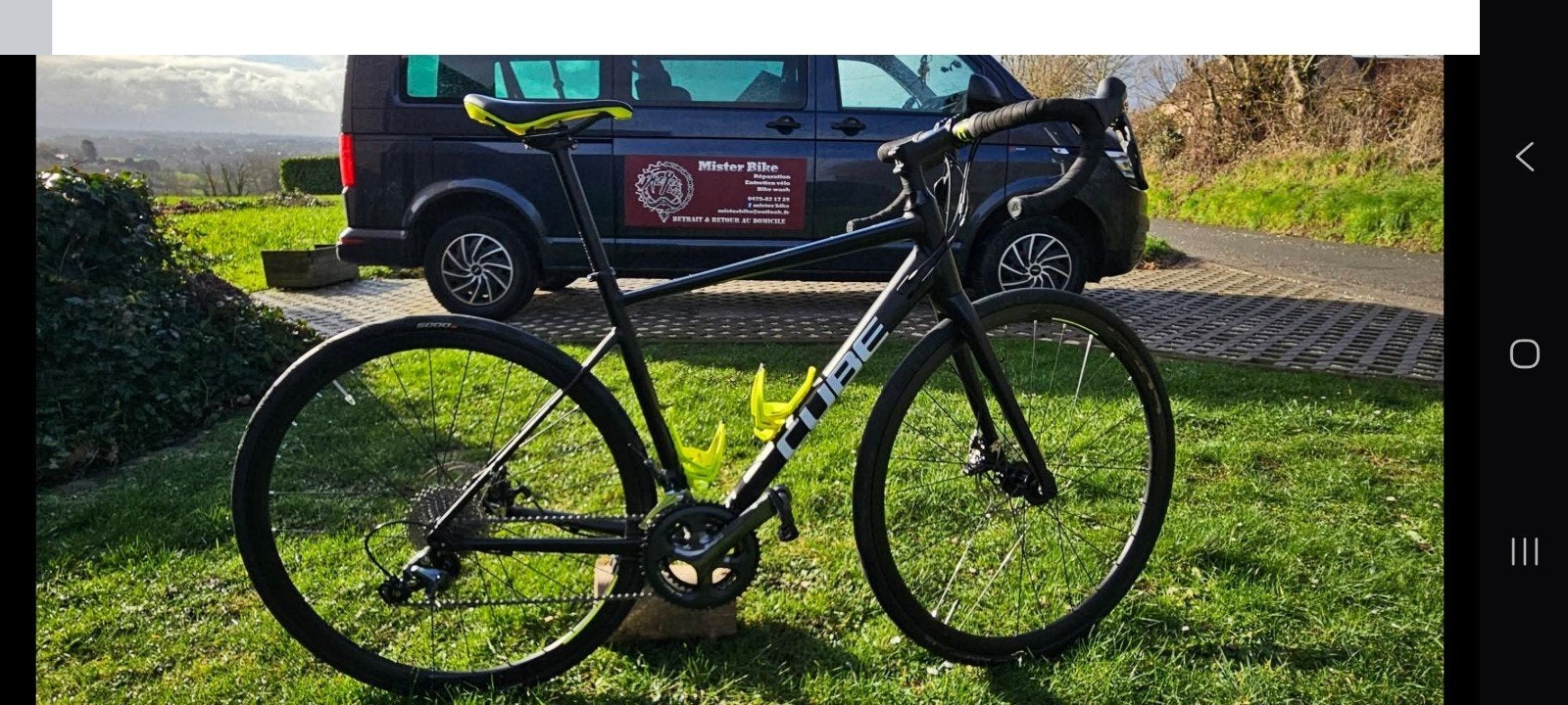 Velo de course Cube attain, Vélos & Vélomoteurs, Autres marques, Aluminium, Enlèvement, 28 pouces