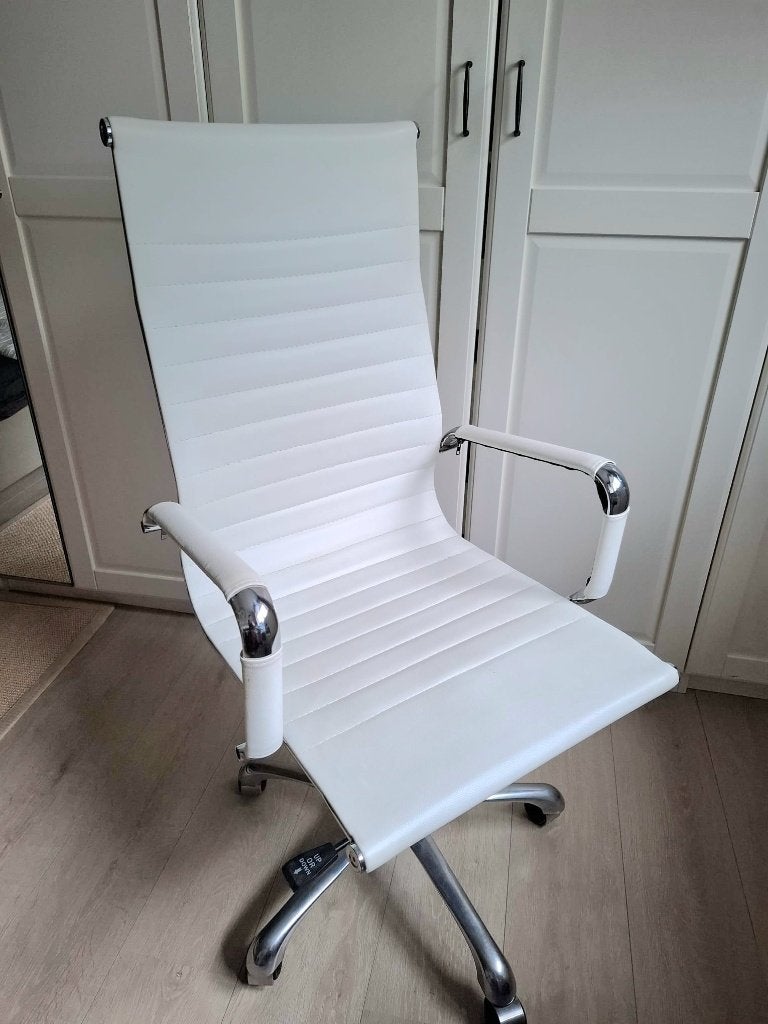 Chaise de bureau, Enlèvement, Blanc, Chaise de bureau