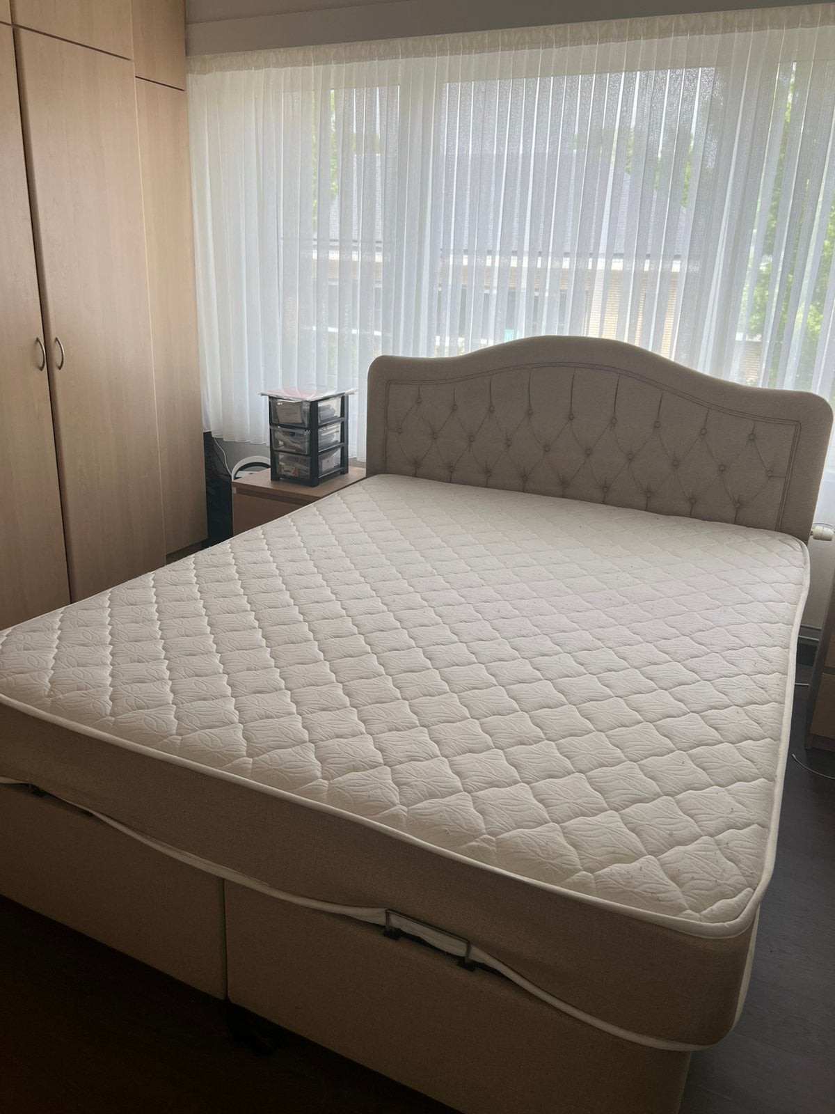 Kofferbed 160x200, Huis en Inrichting, Slaapkamer | Bedden, Ophalen, Zo goed als nieuw