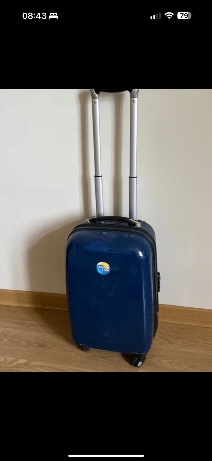 Handbagage koffer, Ophalen, Gebruikt, 50 tot 60 cm, Hard kunststof