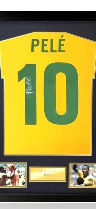 PELÉ GESIGNEERD BRAZILIË SHIRT – PSA/DNA AUTHENTIC Prachtig, Tickets en Kaartjes, Kortingen en Cadeaubonnen