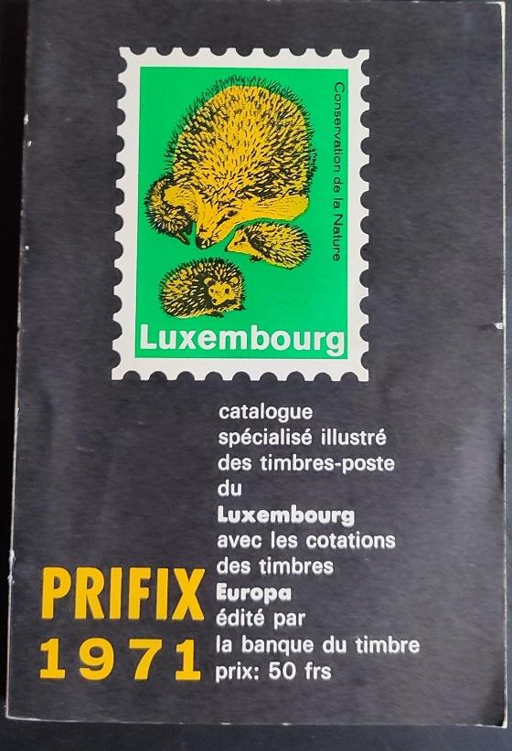 Catalogus Luxemburg 1971, Postzegels en Munten, Postzegels | Toebehoren, Catalogus, Ophalen of Verzenden