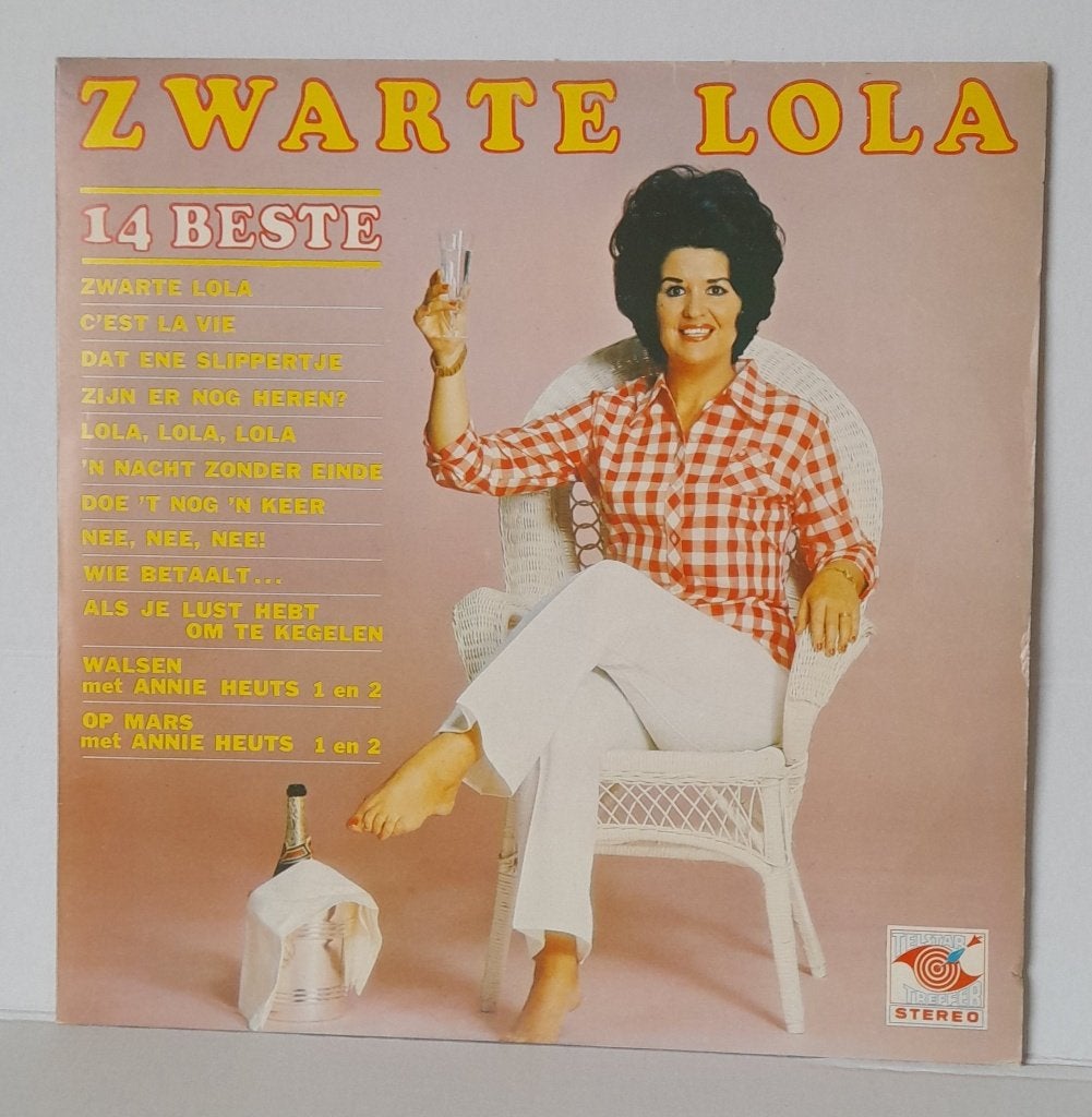 ZWARTE LOLA - 14 BESTE - LP - NEDERLAND -, LP, Gebruikt, Pop, Ophalen of Verzenden