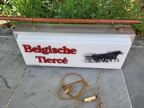 Boîte à lumière Tiercé belge vintage — Working, Enlèvement