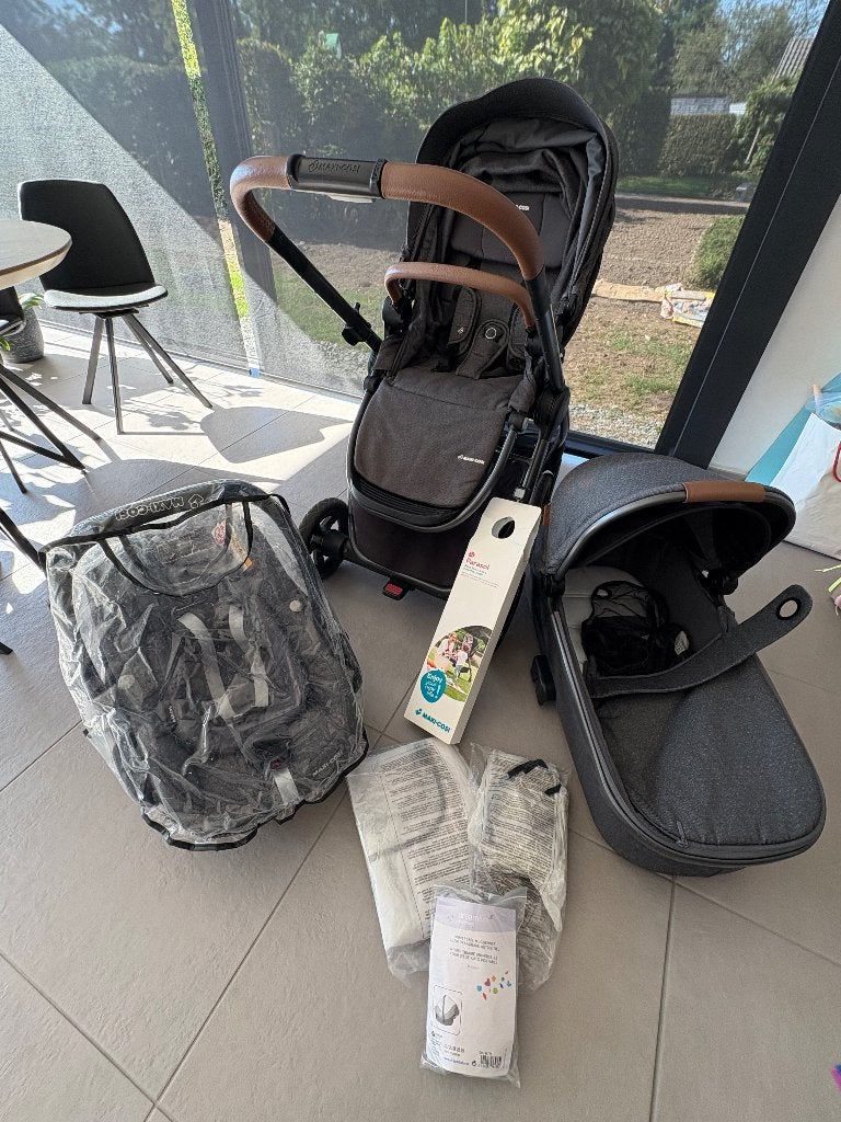 Kit complet Maxi-COSI Adorra, Avec siège auto, Poussette combi, Comme neuf, Enlèvement