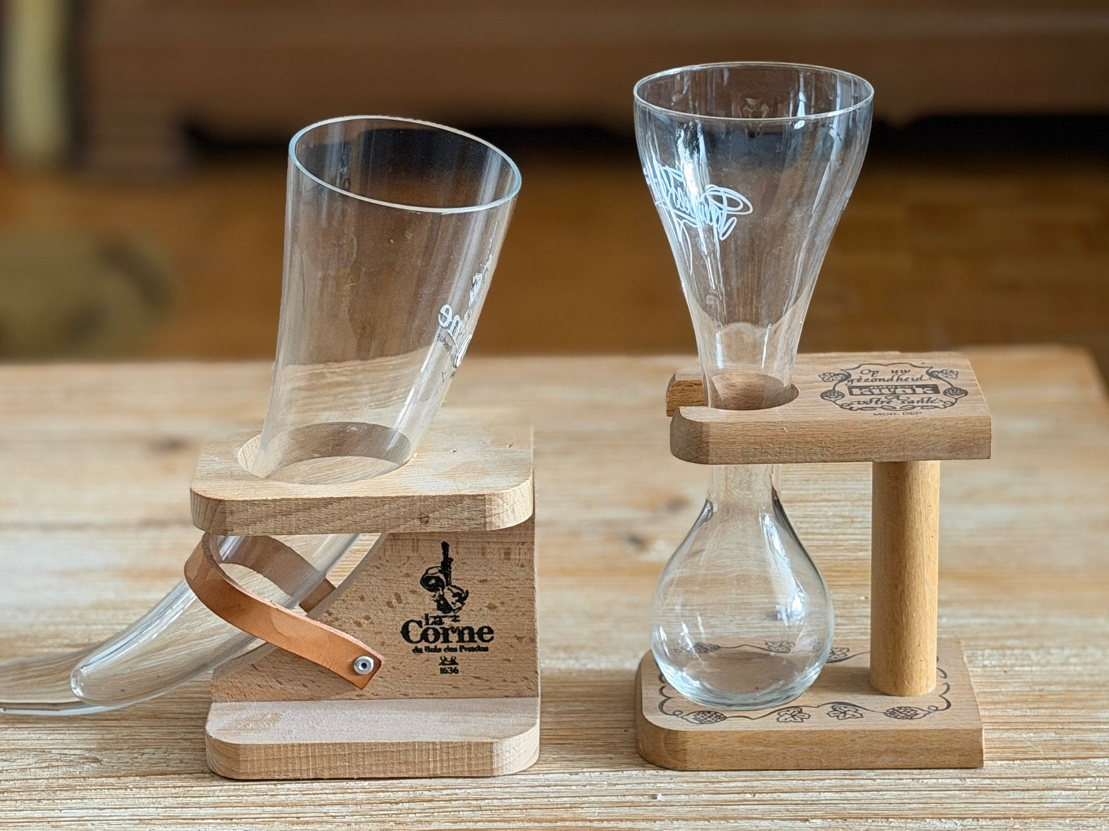 1 verre Kwak et 1 verre a Corne, Collections, Enlèvement, Comme neuf