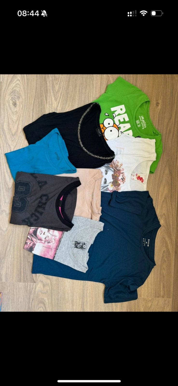 8 tshirts/topjes dames maat XS, Kleding | Dames, Verzenden, Zo goed als nieuw, Maat 34 (XS) of kleiner