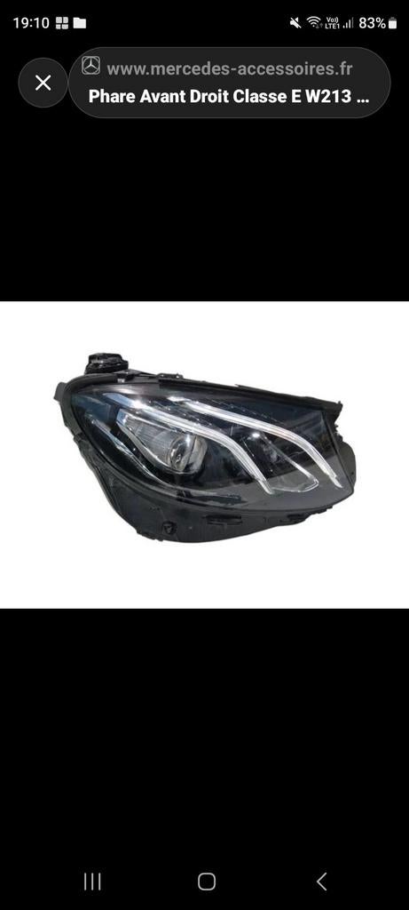 Phare avant droit Mercedes-Benz, Enlèvement, Mercedes-Benz