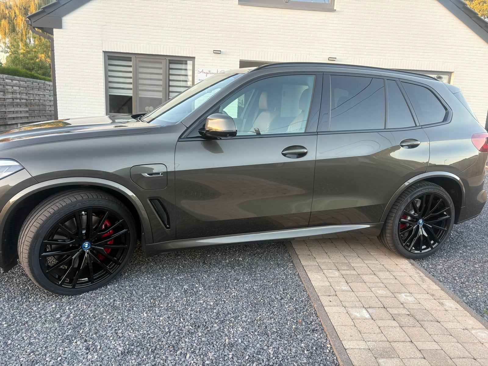BMW X5 hybride 45e M pakket, Auto's, Automaat, X5, Leder, Bruin