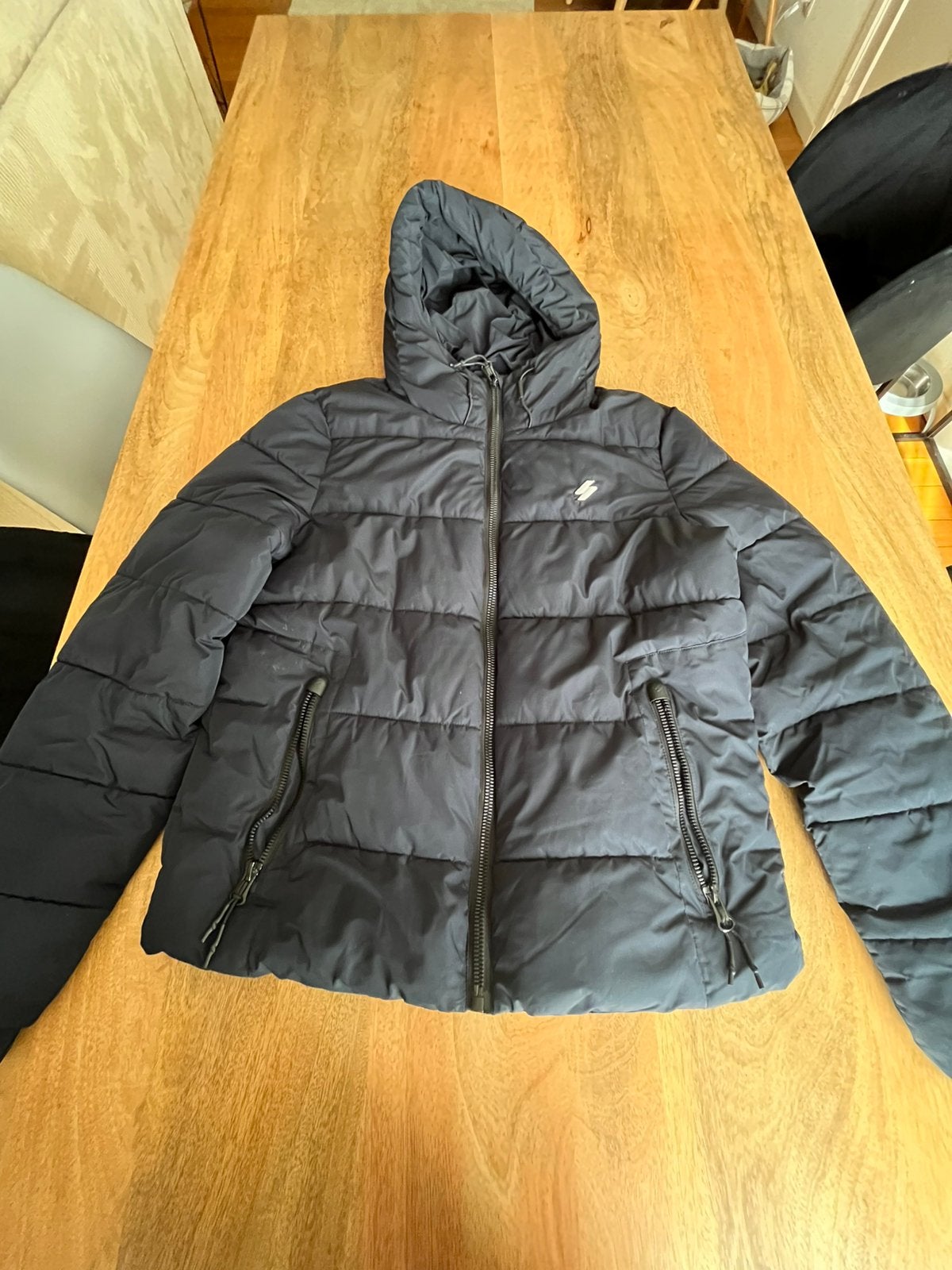 Superdry - veste hiver homme taille M, Enlèvement, Comme neuf, Bleu