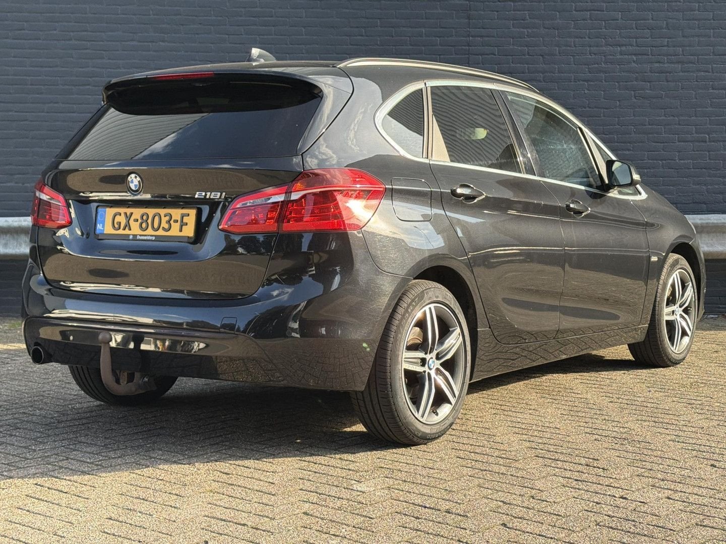 BMW 218 Active Tourer 2-serie 218i Sport | Pano | Cruise | C, Auto's, Monovolume, Panoramadak, Zwart, Bedrijf