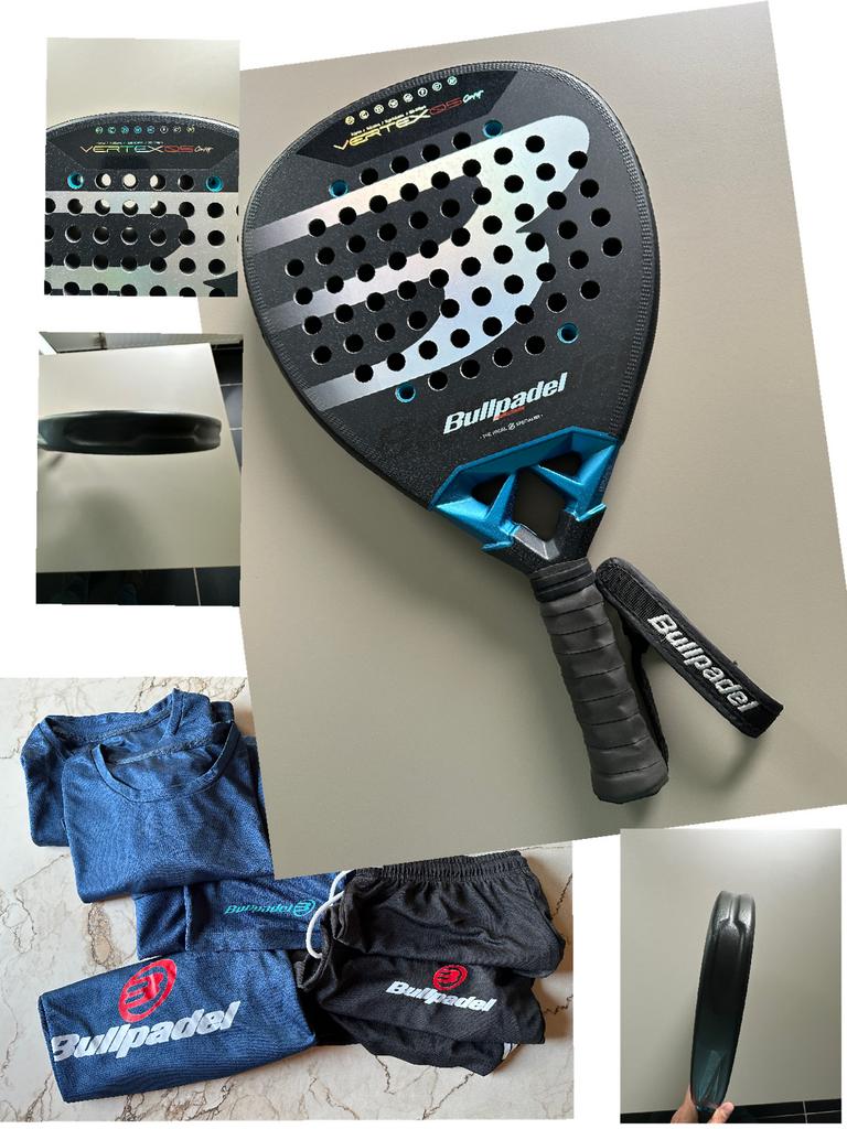 Bullpadel Vertex 06 comfort (Nieuw) + kledij pakket, Sports & Fitness, Padel, Enlèvement ou Envoi, Raquette de padel