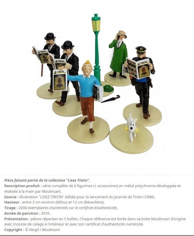 Lisez Tintin / Série complète, Collections, Enlèvement ou Envoi, Neuf, Autres types