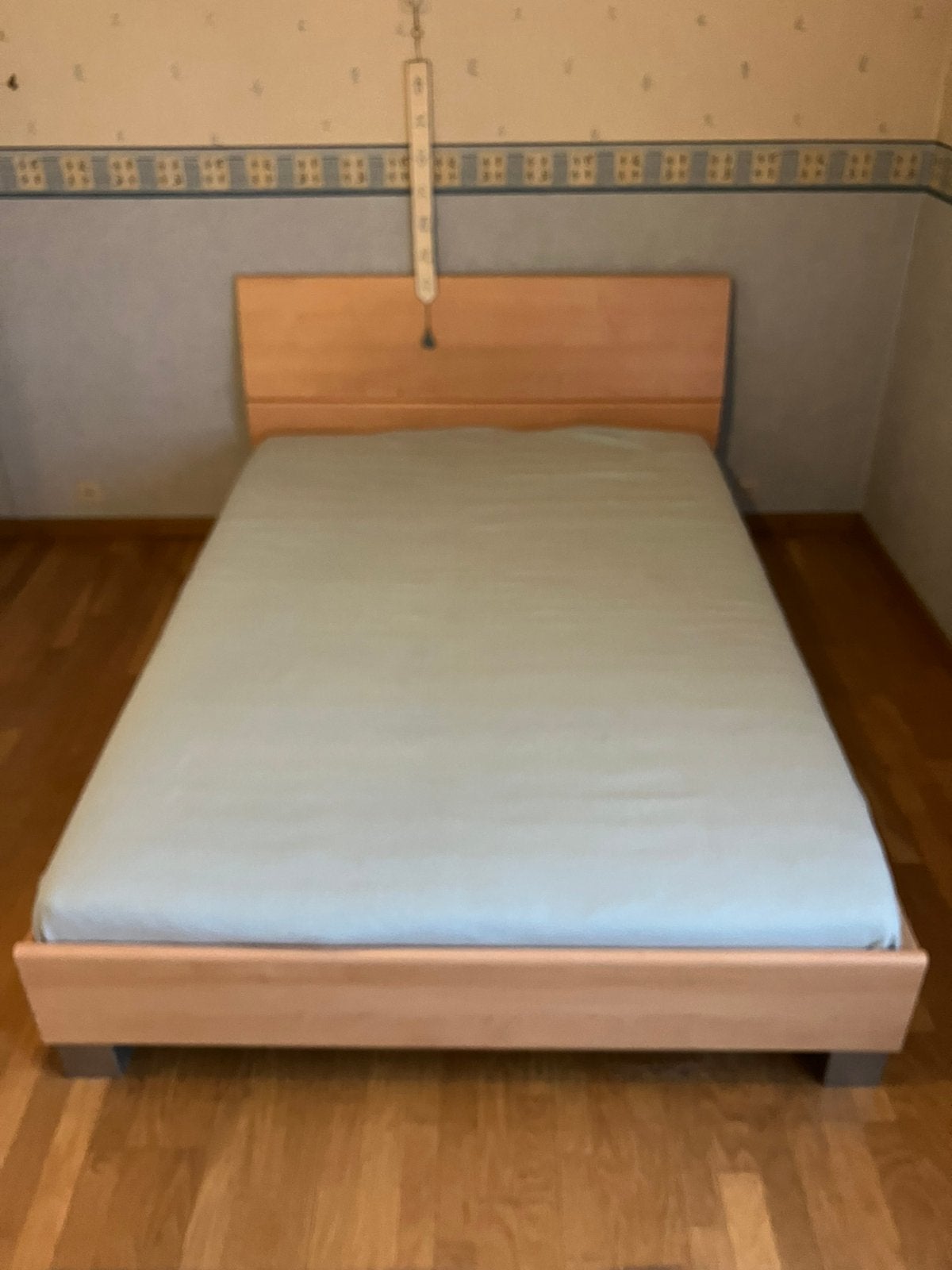 2 persoonsbed 1,40, Ophalen, Gebruikt, 140 cm, Twijfelaar