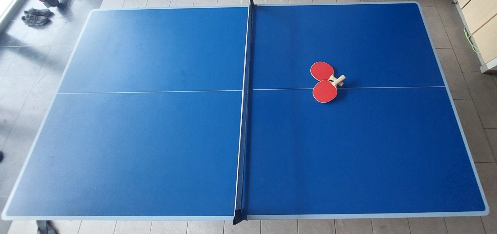 Ping Pong tafel (tafeltennis), Ophalen