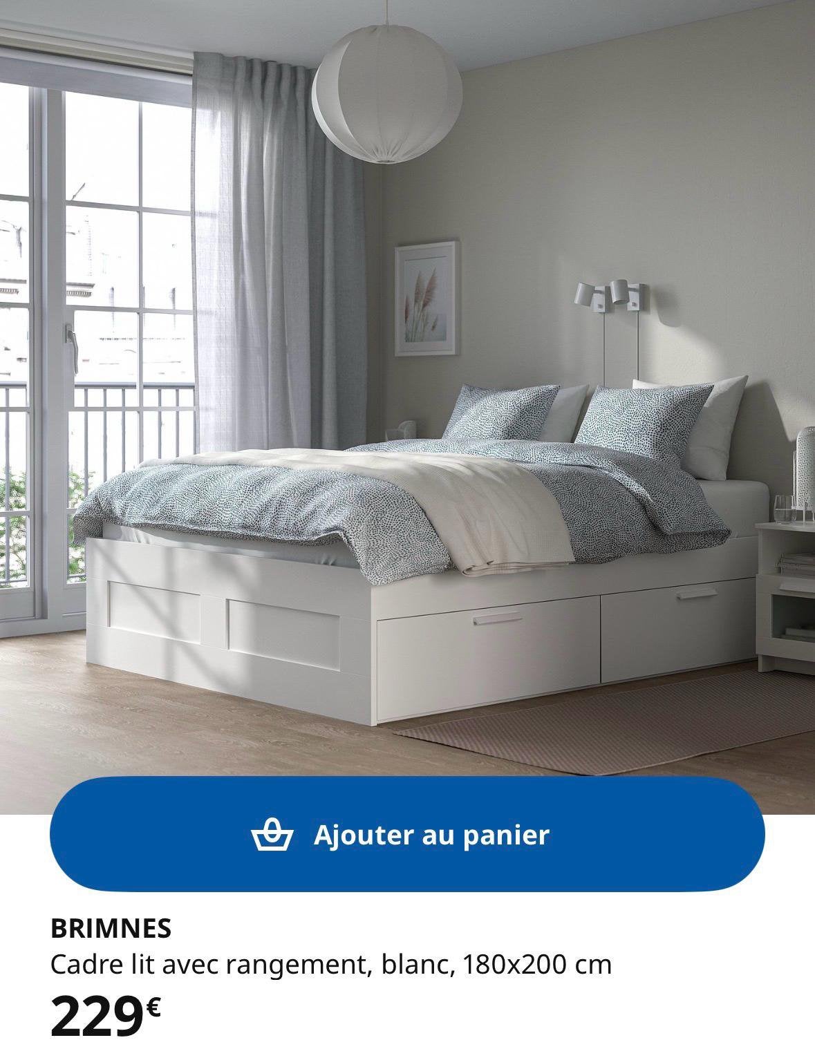 IKEA-bed met matras, Ophalen, Zo goed als nieuw