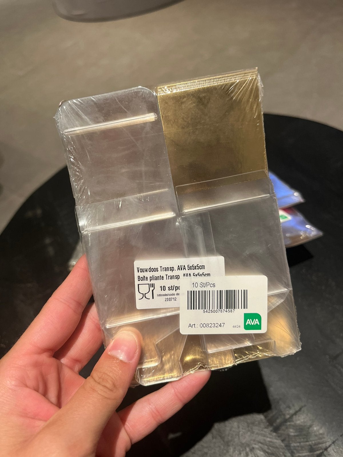 Nieuw: verpakking doopsuiker - transparante doosjes 5x5cm, Diversen, Cadeauverpakkingen, Ophalen, Nieuw