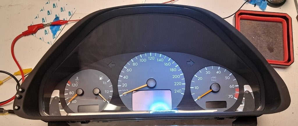 Compteur Mercedes CLK A208 réparation afficheur, Autos : Pièces & Accessoires, Enlèvement ou Envoi, Utilisé, Mercedes-Benz