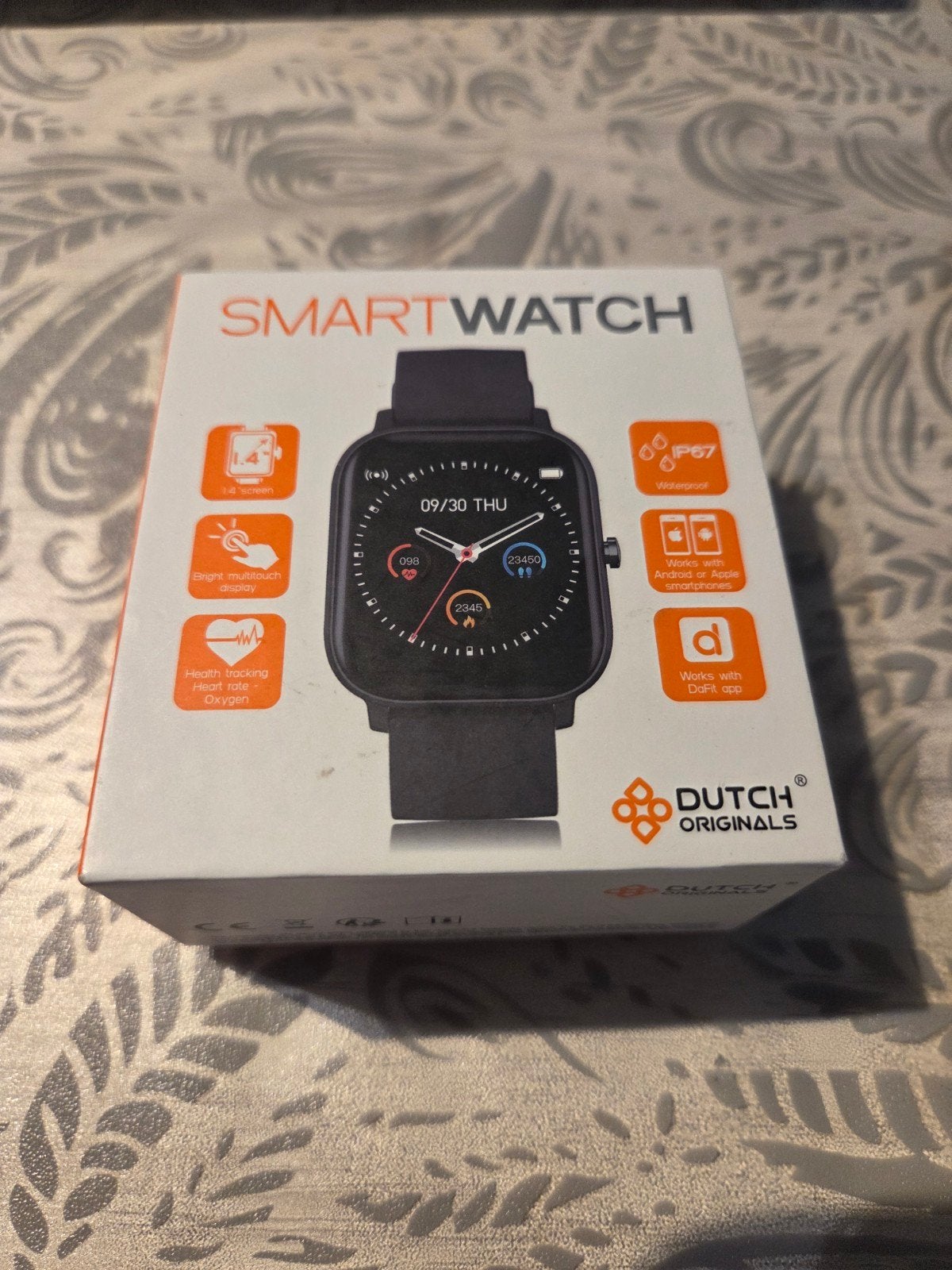 Dutch originals smartwatch, Ophalen of Verzenden, Zo goed als nieuw, Zwart, Jongen of Meisje