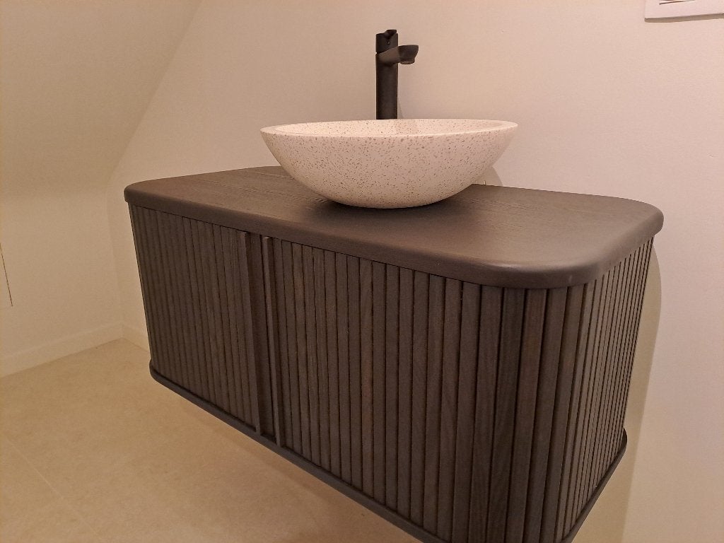 Meuble Kave Home Mailing + robinet Nobili et lavabo Delina, Bricolage & Construction, Sanitaire, Enlèvement, Robinet