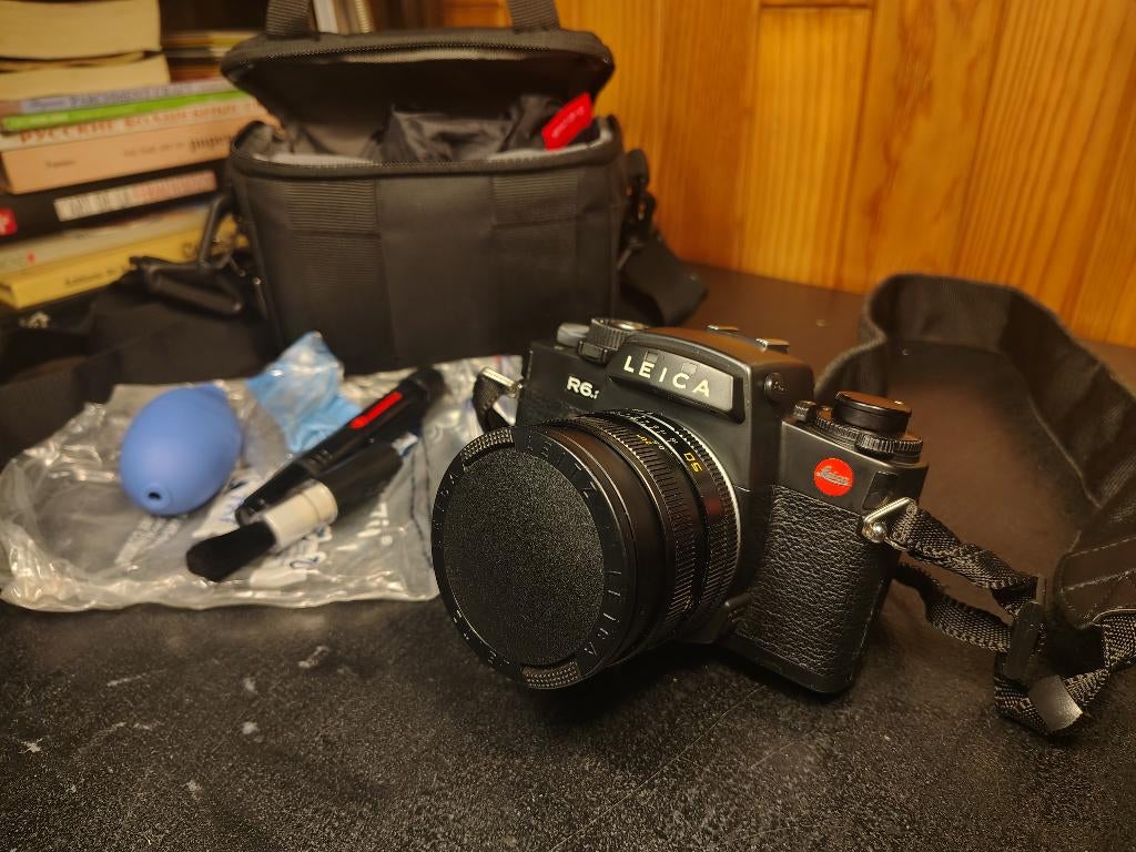 Appareil photo Leica R6.2 objectif summicron et accessoires, Audio, Tv en Foto, Fotocamera's Analoog, Ophalen, Zo goed als nieuw