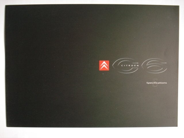 Citroën C6 2007 AUS specs Brochure Catalogue Prospekt, Envoi, Comme neuf, Citroën
