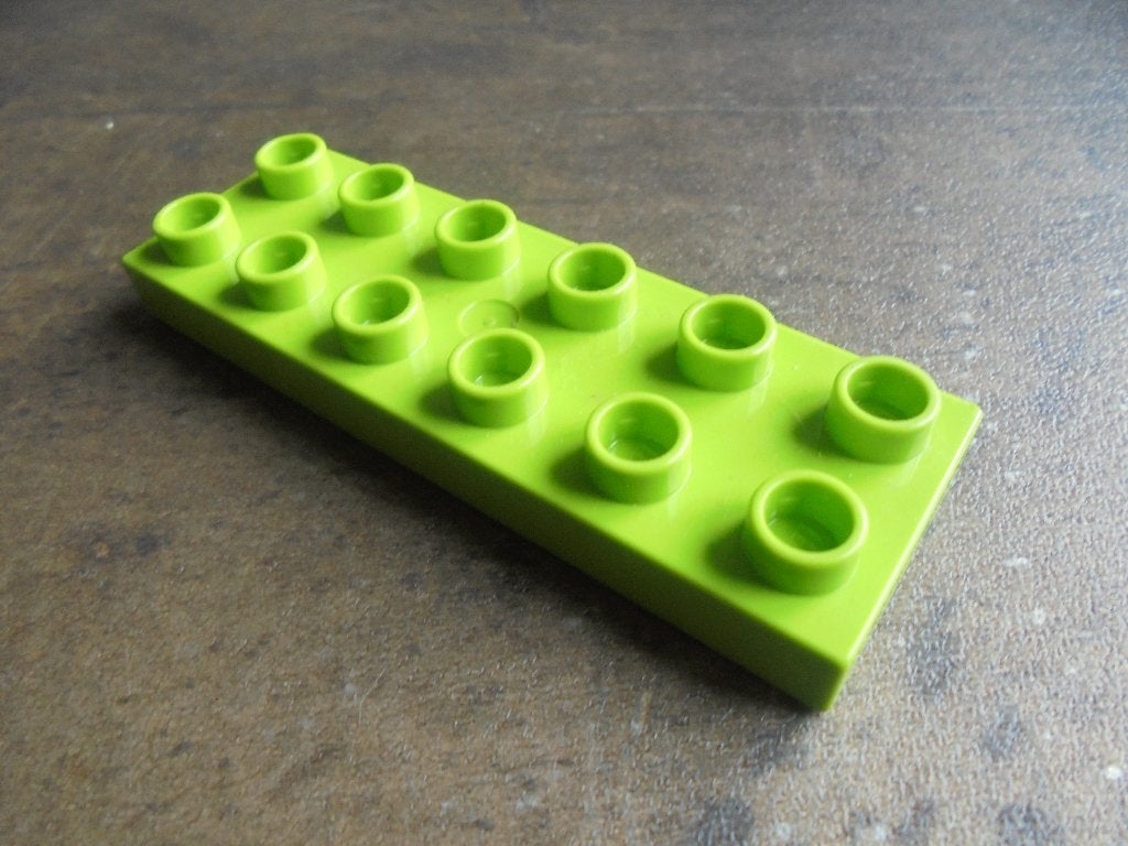 Lego Duplo Plate 2x6 (zie foto's) 3, Ophalen of Verzenden, Gebruikt, Losse stenen, Duplo