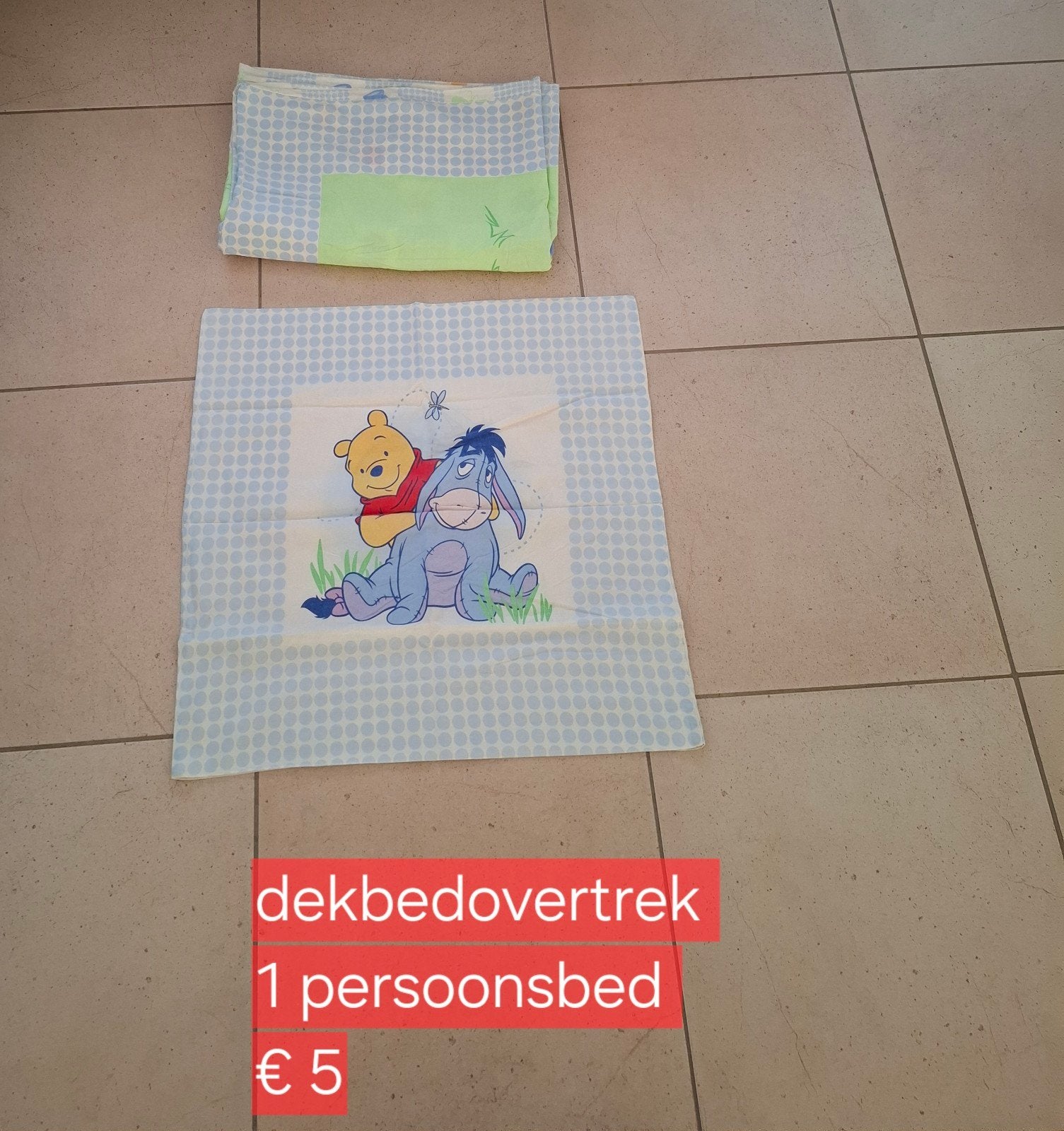 dekbedovertrek 1 persoonsbed, Huis en Inrichting, Eenpersoons, Meerkleurig, Dekbedovertrek, Katoen