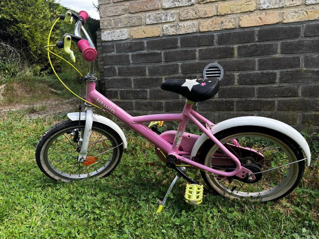Velo BTWIN Fille 16 pouces Rose, Vélos & Vélomoteurs, Frein sur jante, Stabilisateurs, 16 à 20 pouces, Enlèvement