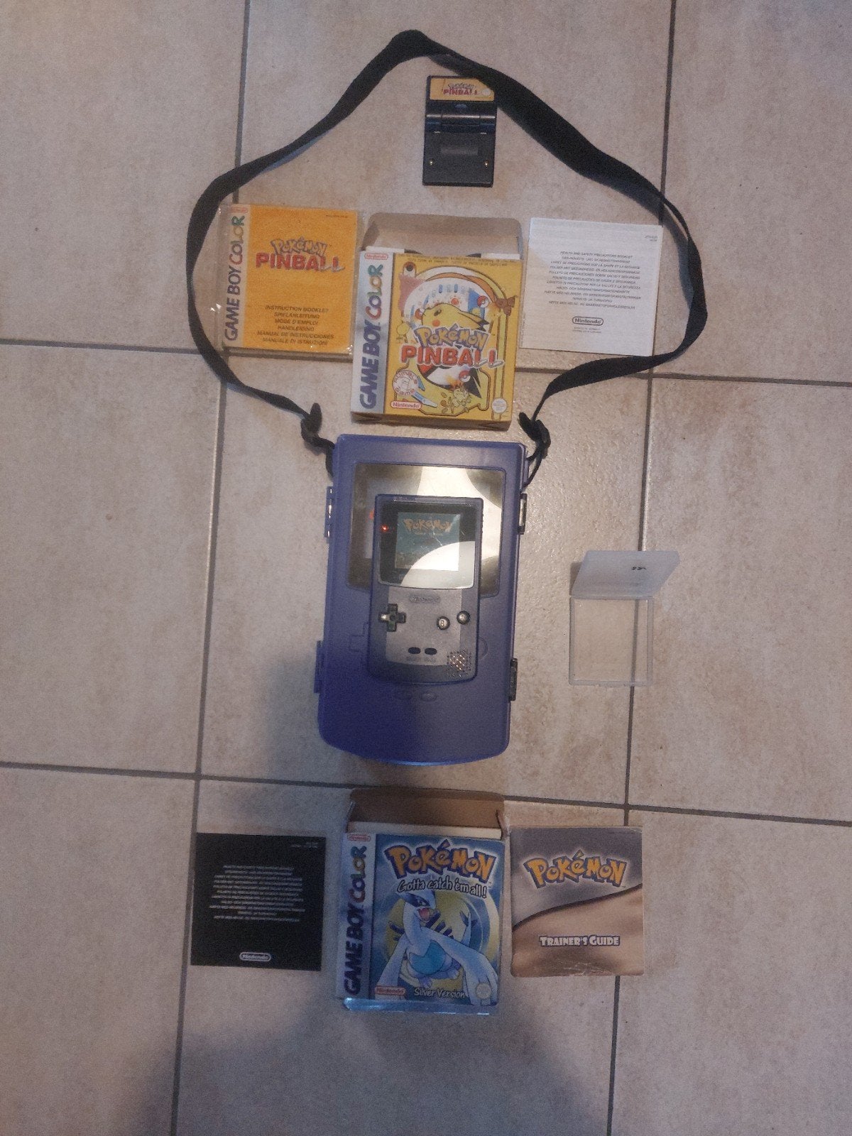Gameboy Color : + Organiseur + 2 jeux en boîte., Enlèvement ou Envoi, Utilisé, À partir de 3 ans