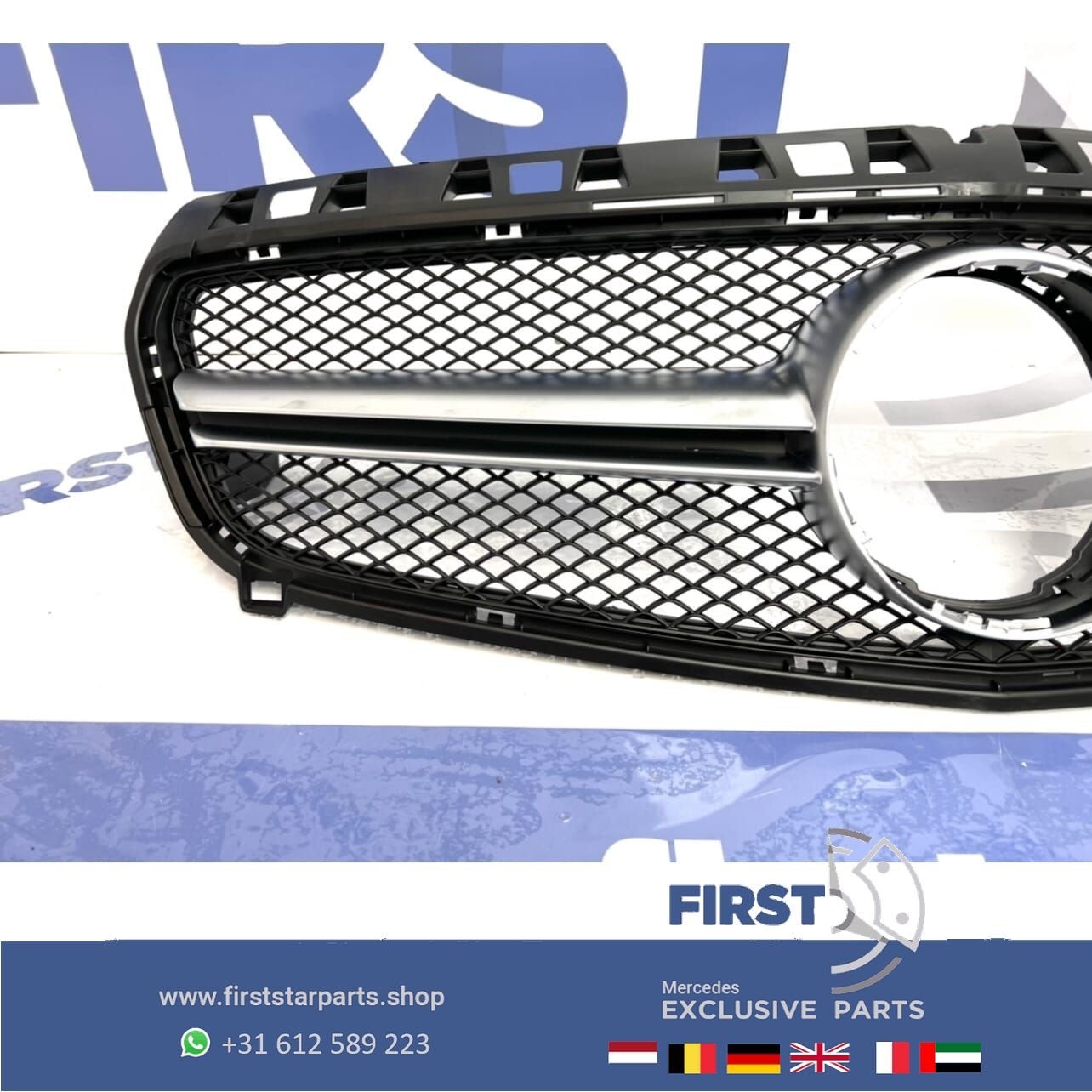 W176 A45 AMG GRIL Mercedes A Klasse 45 2013-2018 CHROOM, Autos : Pièces & Accessoires, Utilisé, -, -, Enlèvement ou Envoi